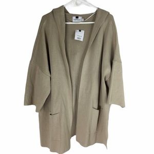 Topman Kimono Cotton Open Draped Cut Street Style